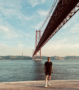 Coureur pont Lisbonne