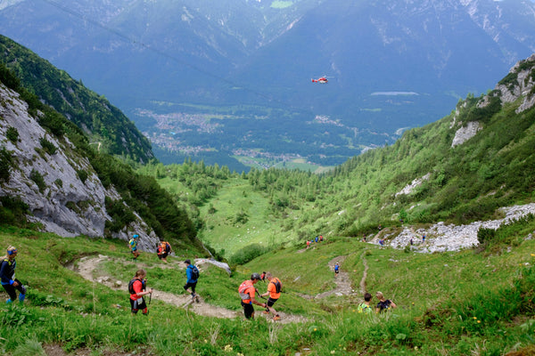 groupe trail en descente