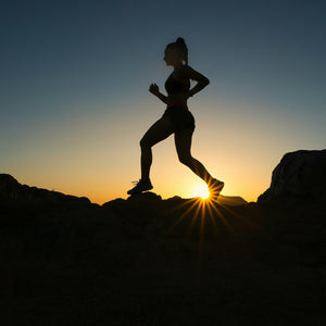 sunset running